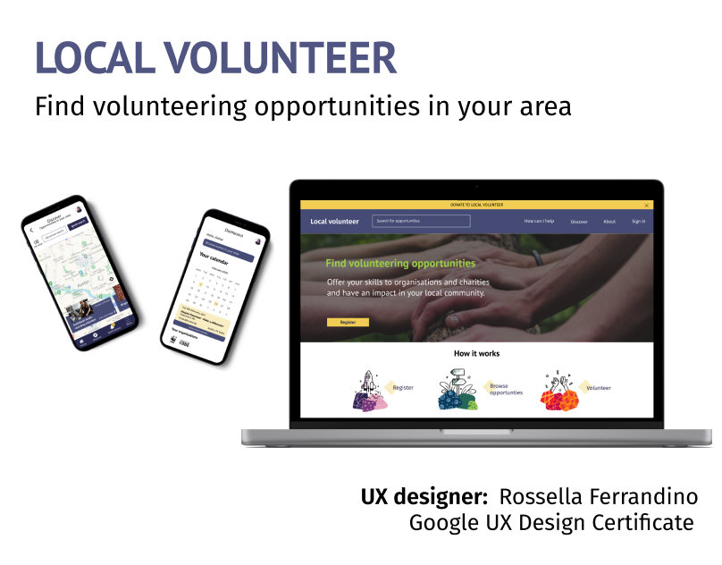 Preview image - Local Volunteer UX design