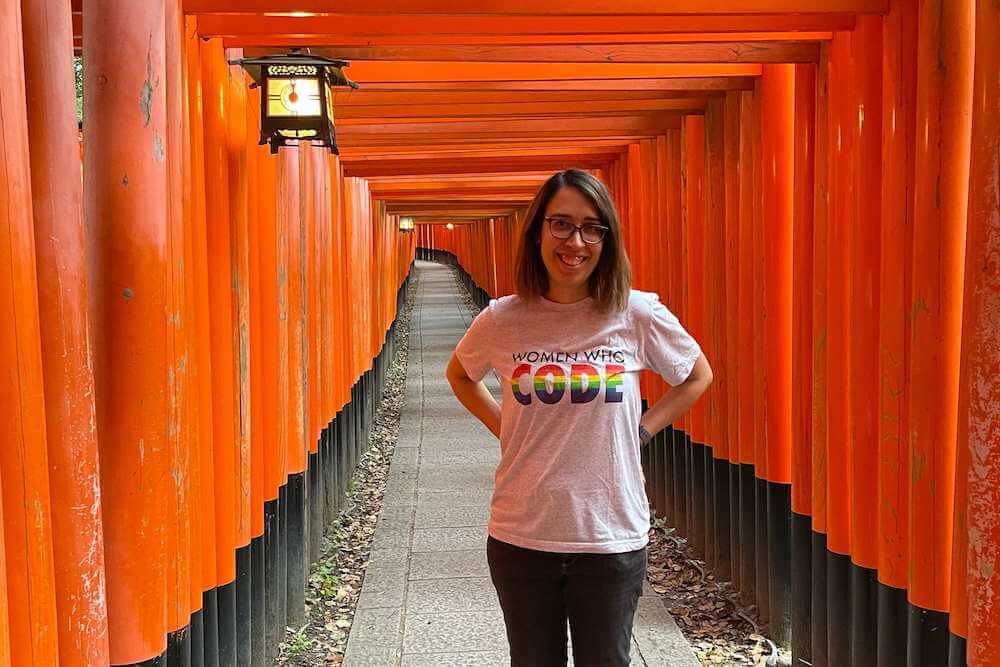 Rossella at Fushimi Inari Taisha